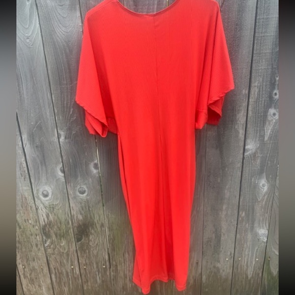 Red modern dress medium Karlie - Picture 2 of 4